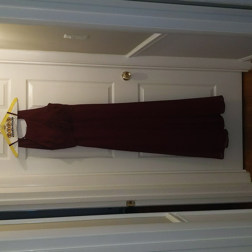 BM Bridal, Bridesmaids Dress, Size 8, Burgundy